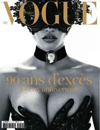 Vogue France October 2010 magazine back issue cover