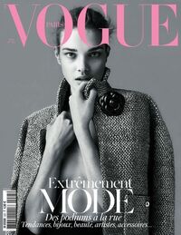 Vogue France March 2012 magazine back issue cover