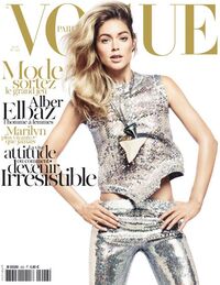 Vogue France April 2012 magazine back issue cover
