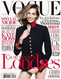 Vogue France August 2013 magazine back issue cover