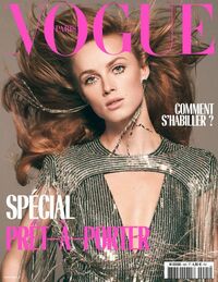 Vogue France March 2019 magazine back issue cover