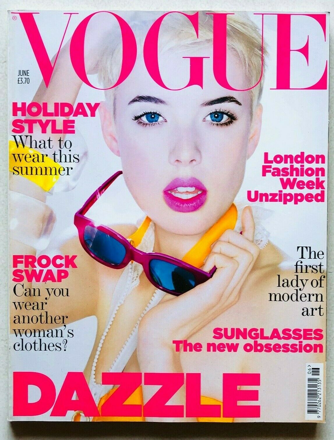 Vogue UK June 2007 June 2007 magazine back issue cover