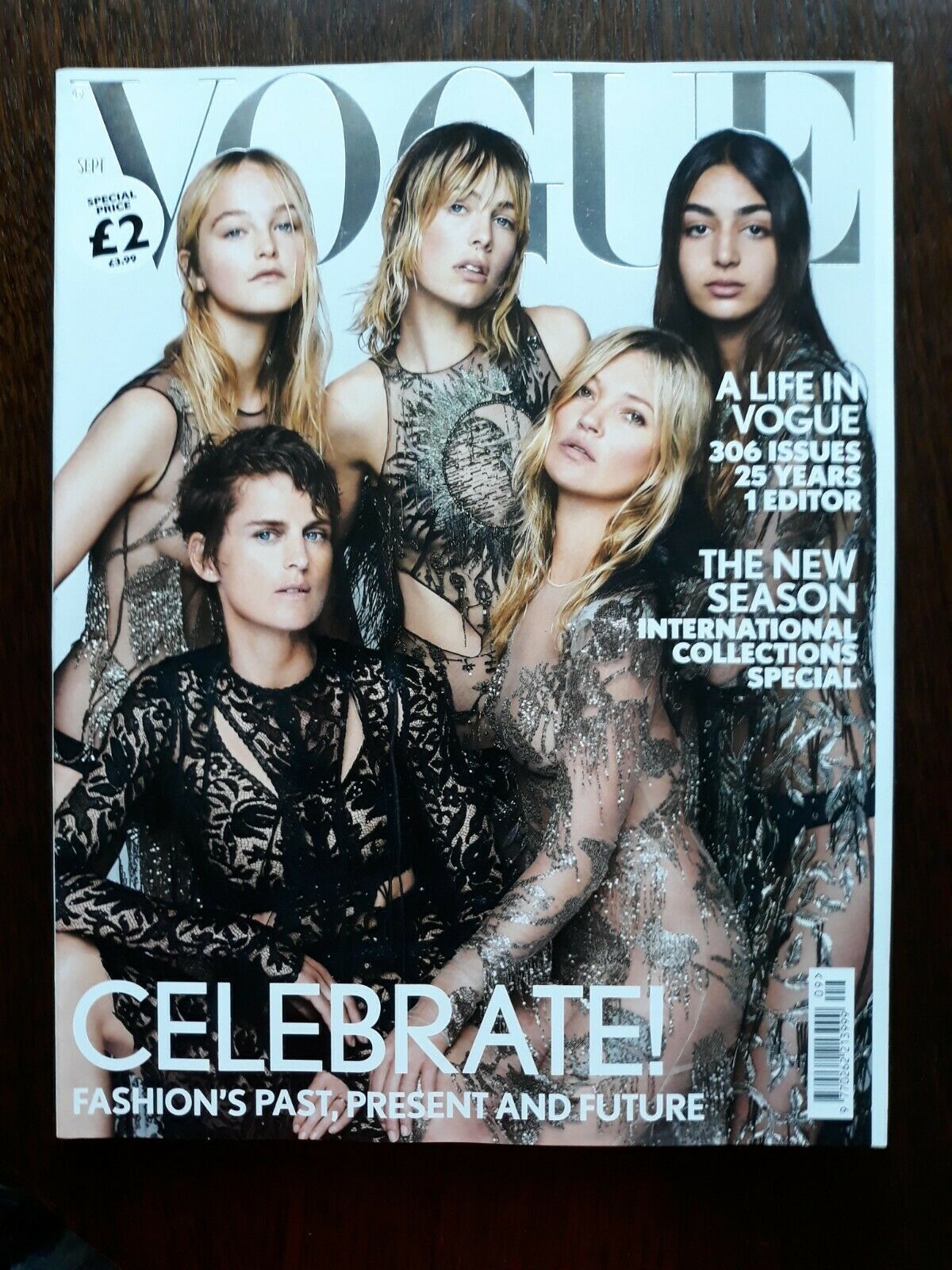 Vogue UK September 2017 September 2017 magazine back issue cover