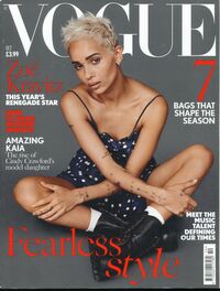 Vogue UK October 2017 magazine back issue cover