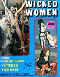Wicked Women Vol. 1 # 2 magazine back issue cover