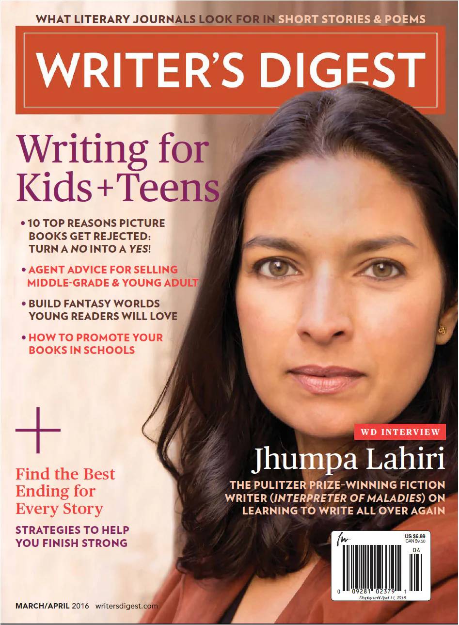 Writer's Digest March/April 2016 March 2016 magazine back issue cover