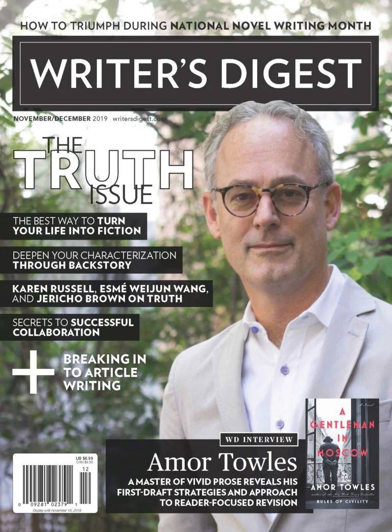 Writer's Digest November/December 2019 November 2019 magazine back issue cover