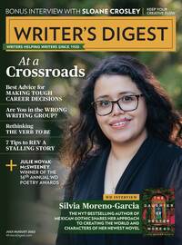 Writer's Digest July/August 2022 magazine back issue cover